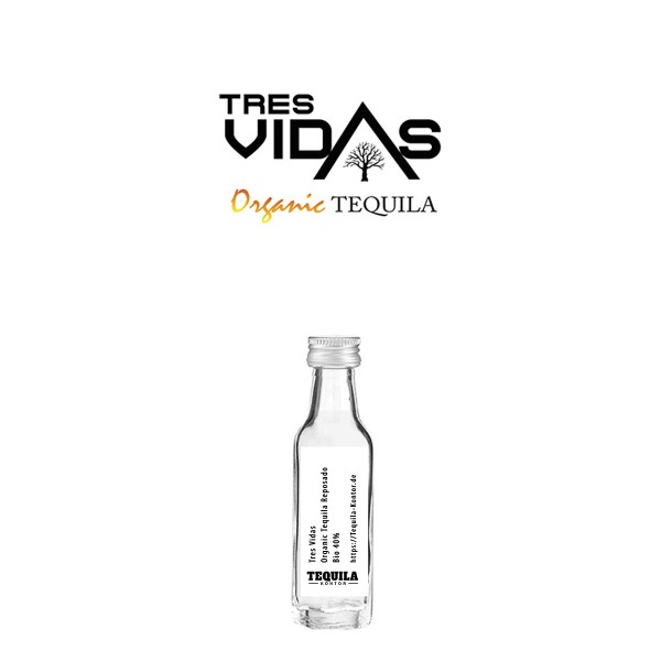 Tres Vidas Organic Tequila Reposado | Bio 40% (1 x 20ml) - Probeabfüllung