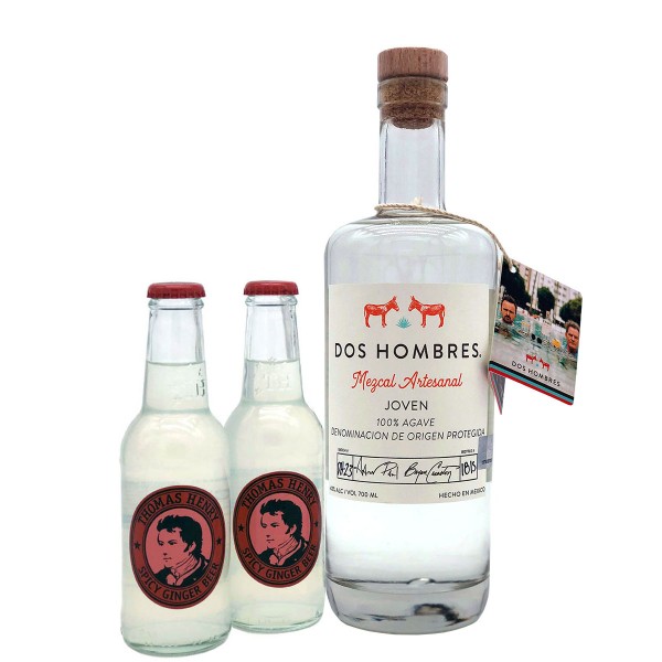 Dos Hombres "Breaking Bad" Mezcal 42% (1 x 0.7 l) +Thomas Henry Spicy Ginger Beer (2 x 0.2 l)