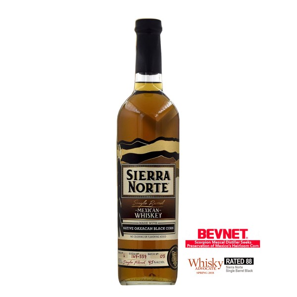 Sierra Norte Mexican Whiskey | Black Corn 45% (1 x 0,7 l)