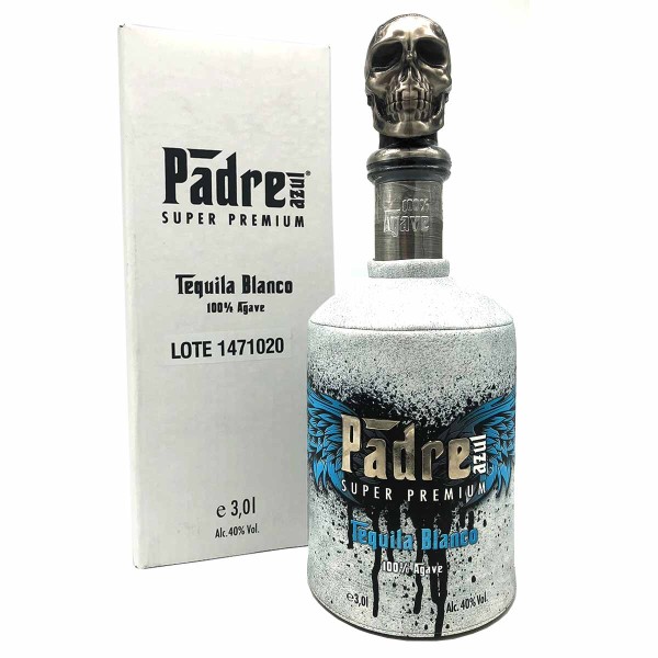 Padre Azul Blanco Tequila 40% (1x 3 l) Doppel Magnum