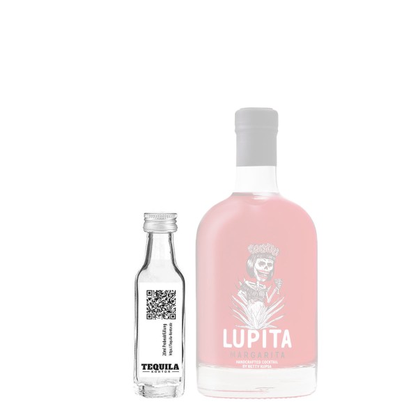 Lupita Red Hibiscus Tequila Likör 20% (1 x 20ml) - Probeabfüllung