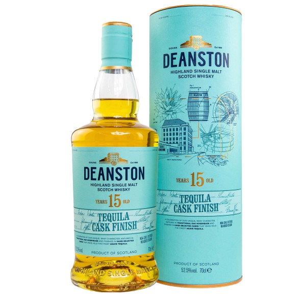 Deanston Whisky 15 Jahre | Tequila Cask 52,5% (1 x 0,7 l)